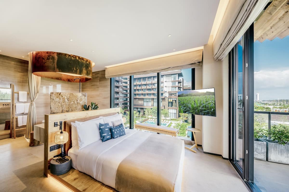Suite - 1 kingsize-seng - udsigt til have | Premium-sengetøj, minibar, pengeskab på værelset, individuelt design