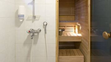 Duplex, 2 Bedrooms, Sauna (48 m2) | Bathroom