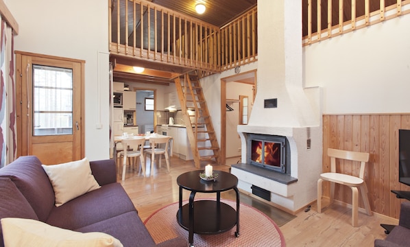 Duplex, 2 Bedrooms, Sauna (48 m2) | Living area