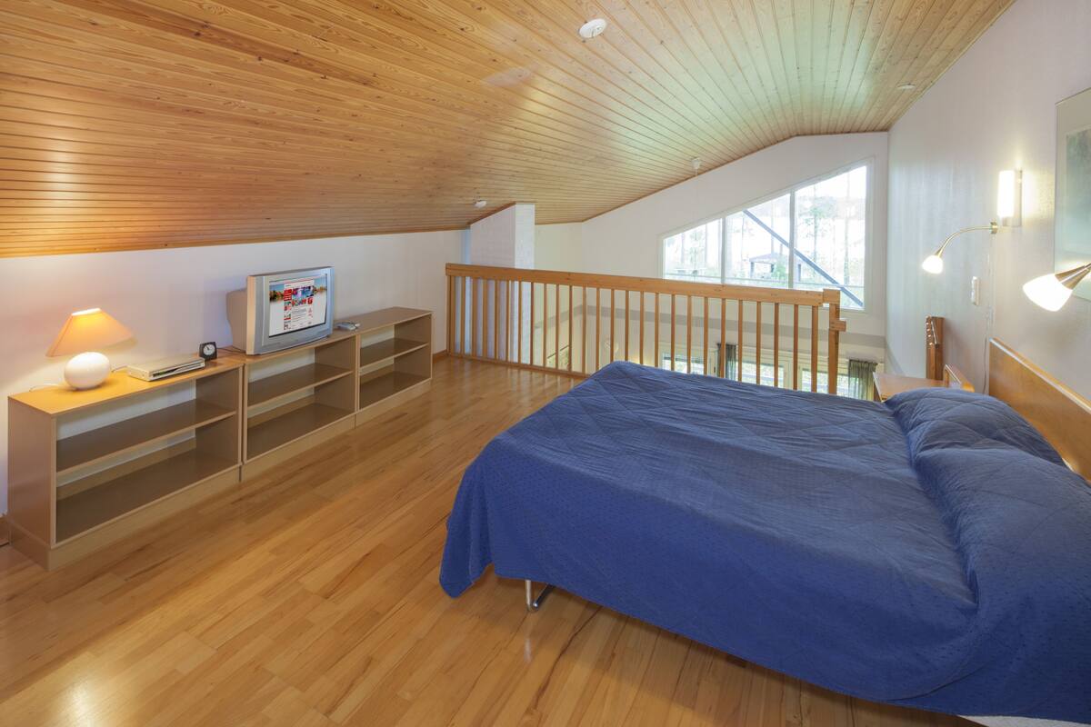 Studio, Sauna (34 m2) | 1 bedroom, iron/ironing board, bed sheets
