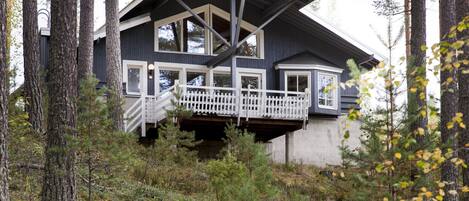 Majoituspaikan julkisivu