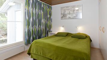 Huoneisto, 1 makuuhuone, sauna (45 m2) | 1 makuuhuone, työpöytä, silitysrauta/-lauta, vuodevaatteet