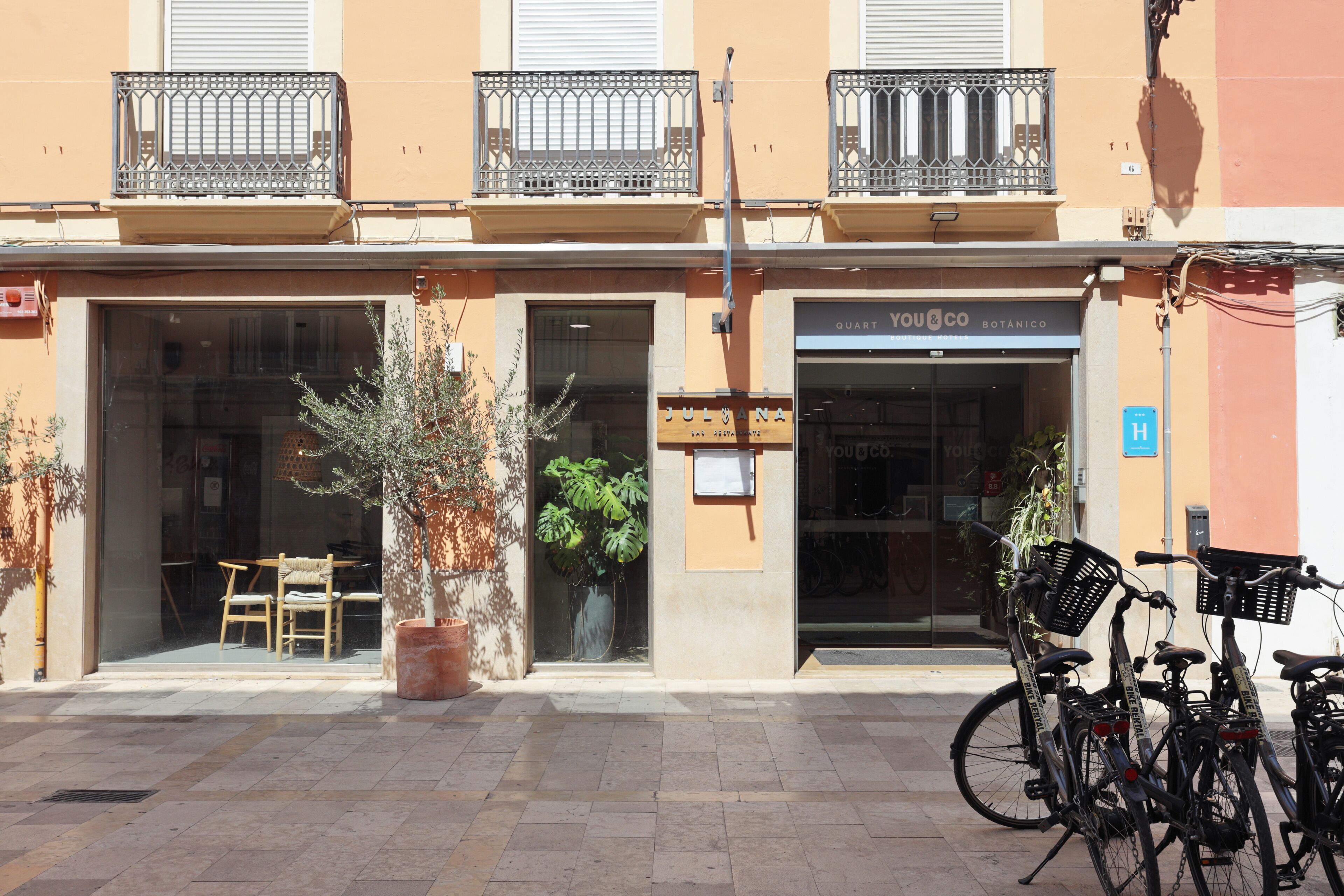 Façade de l’hébergement