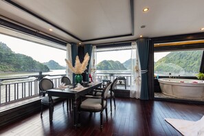 Doppia Grand, balcone, vista oceano | Balcone