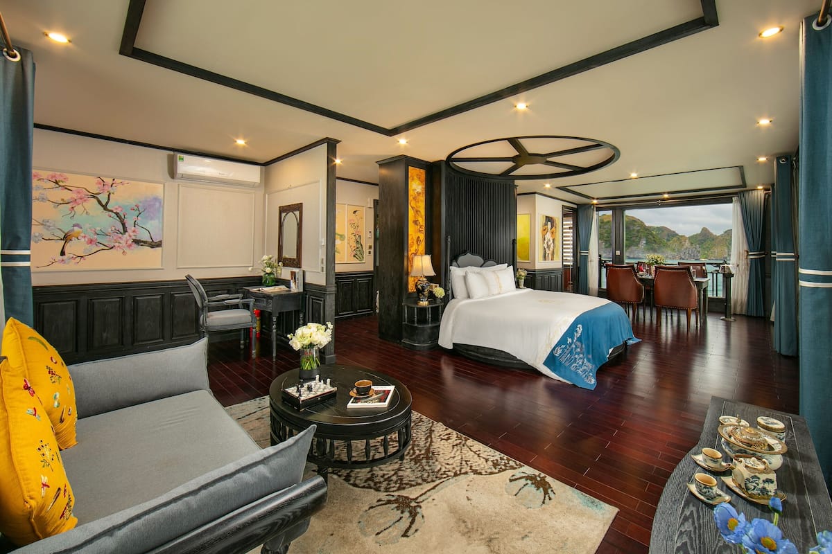 Lan Ha Grand Suite, 2D1N or 3D2N | 1 phòng ngủ, minibar, két bảo mật tại phòng, bàn