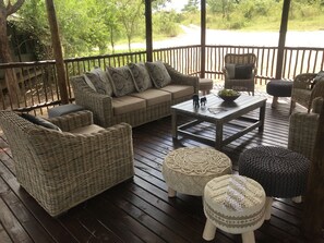 Lobby sitting area - Buffalo Rock Tented Camp (Mbombela)