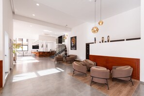 Sala de estar en el lobby