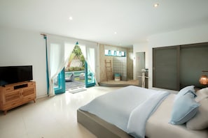 Villa, 2 Schlafzimmer | Badezimmer | Dusche, Haartrockner, Handtücher, Seife