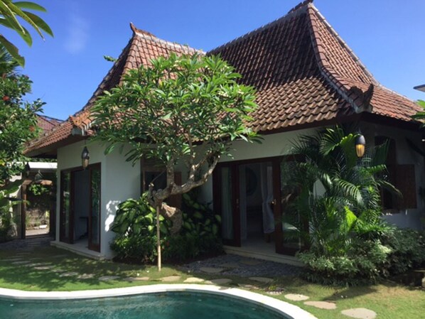 Façade de l’hébergement