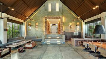 Villa, 4 Bedrooms | Living area | LCD TV, Netflix, streaming services