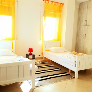 Individually decorated, individually furnished, blackout curtains