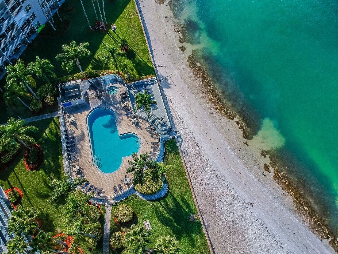 Una piscina riscaldata