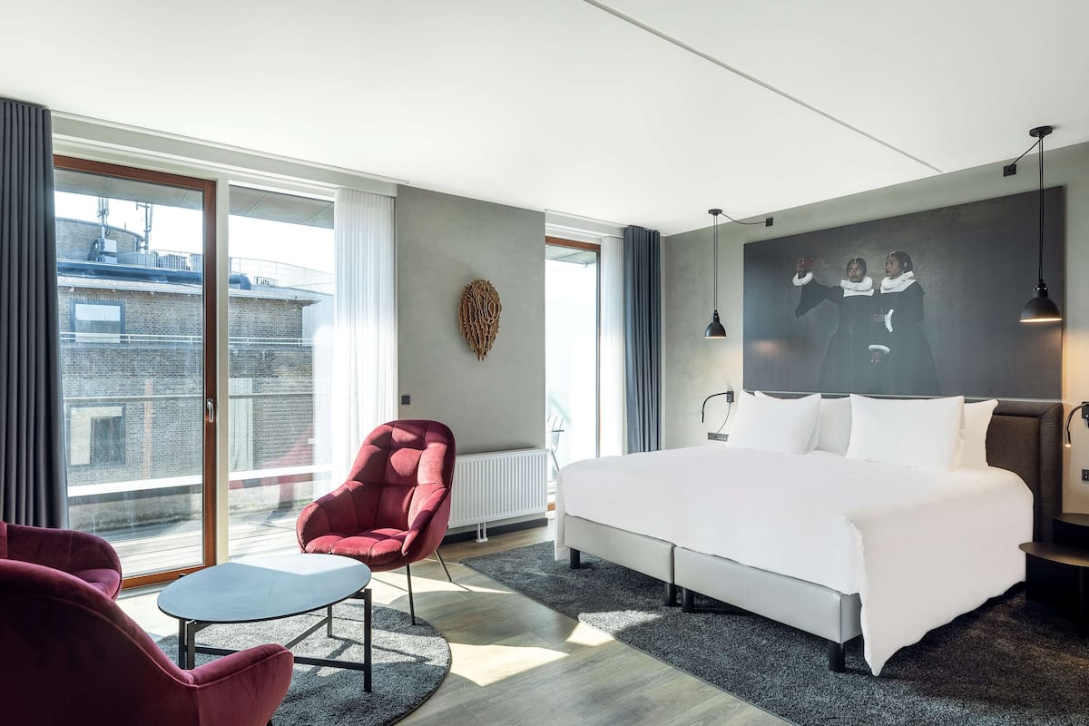 1 habitación y ropa de cama hipoalergénica