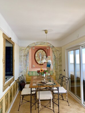 Dining - Charming Penthouse with Stunning Sea Views (Costa Teguise)