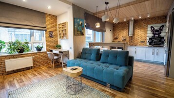 Studiosuite – signature | Allergitestet sengetøy, lydisolert og strykejern/-brett