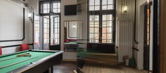 the perfect accommodation for big groups. 18 beds, hot tub, dry sauna,  and more