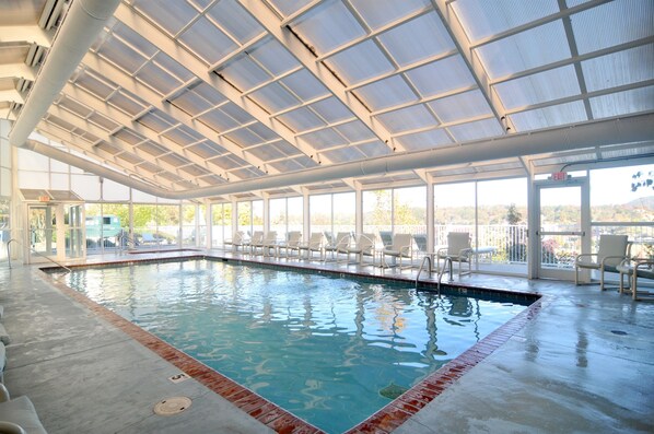 Indoor pool, a heated pool