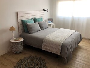 2 bedrooms, in-room safe, iron/ironing board, WiFi