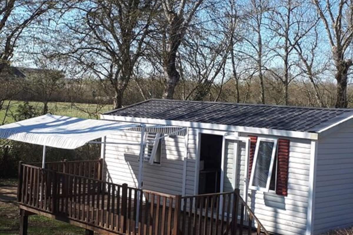 Comfort stacaravan, 2 slaapkamers | Terras