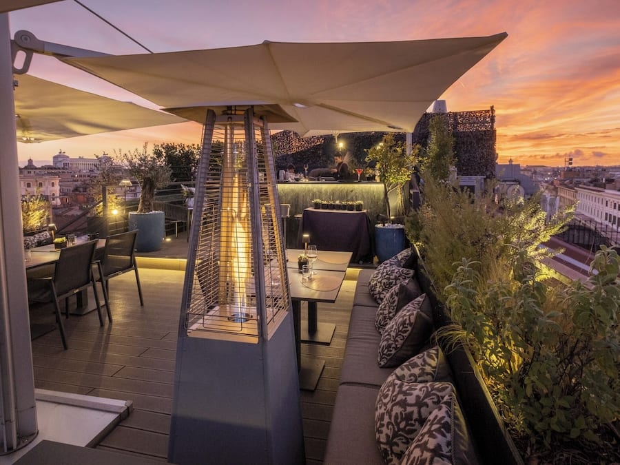 Terrasse sur le toit