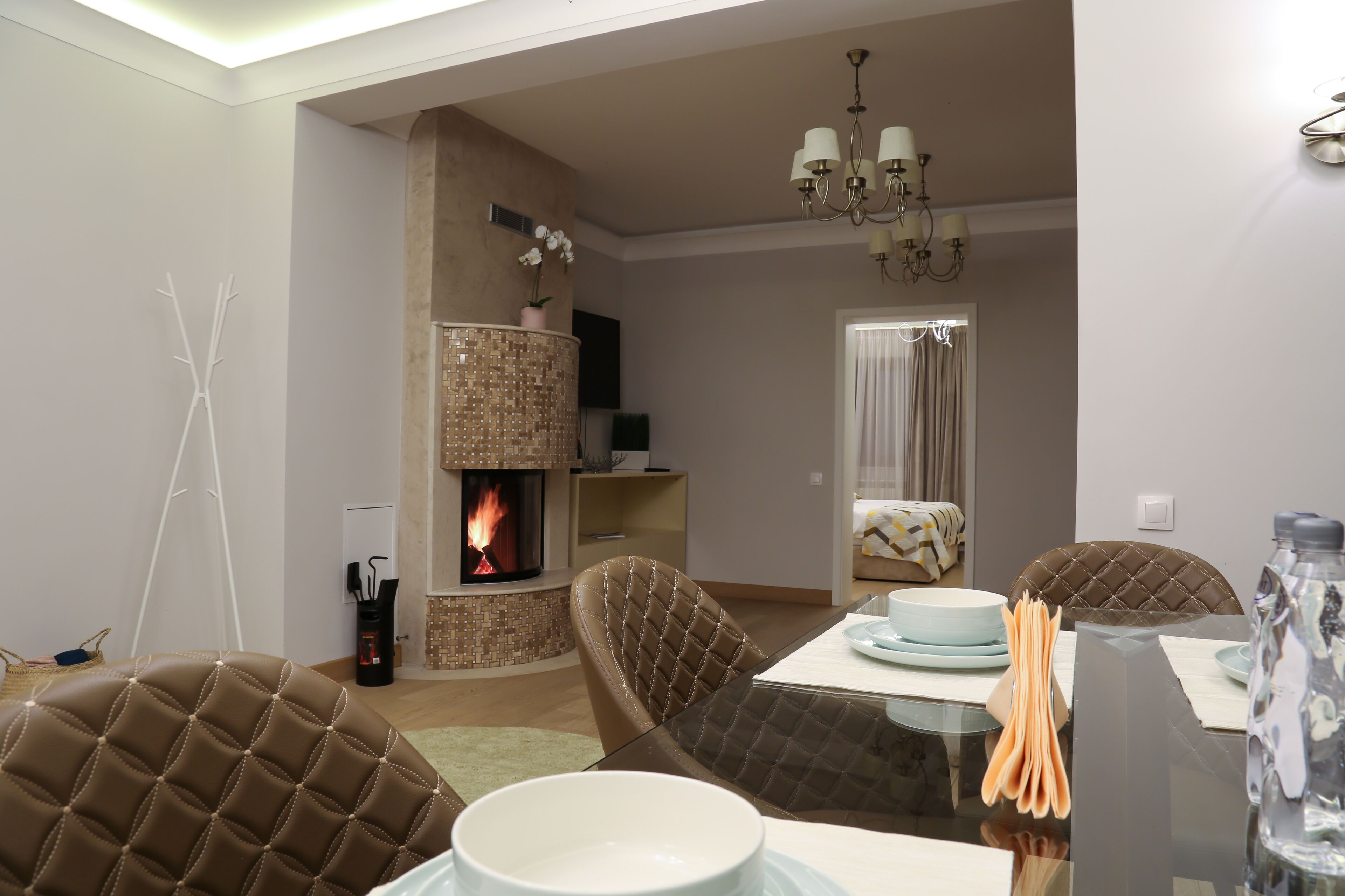 Apartemen Deluks | Area keluarga | TV layar datar