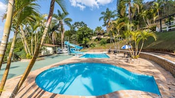 2 outdoor pools, pool umbrellas, sun loungers