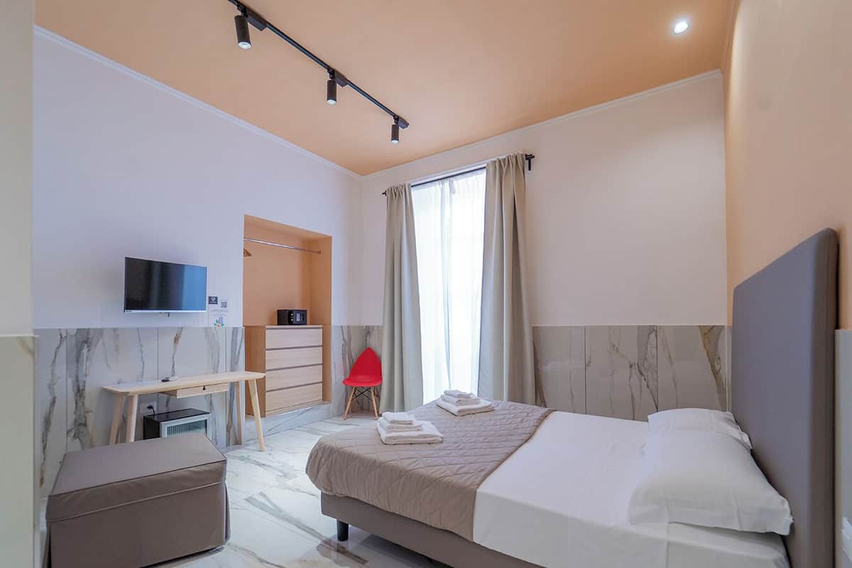 Double room king superior Guglielmo 4th floor | 1 slaapkamer, een bureau, babybedden, gratis wifi