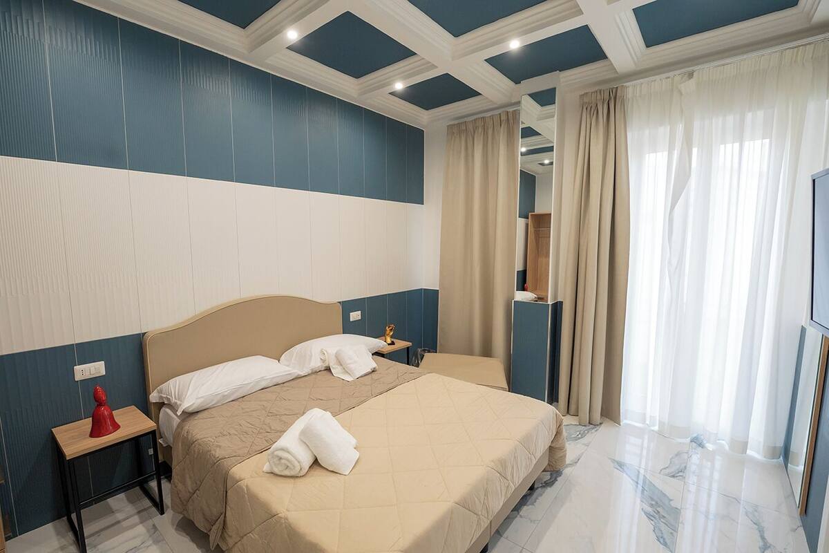 Double room economy chiostro | 책상, 유아용 침대, 무료 WiFi