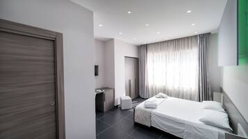 Standard Double Room, separated building market square | Soundproofing, cribs/infant beds, free WiFi, bed sheets