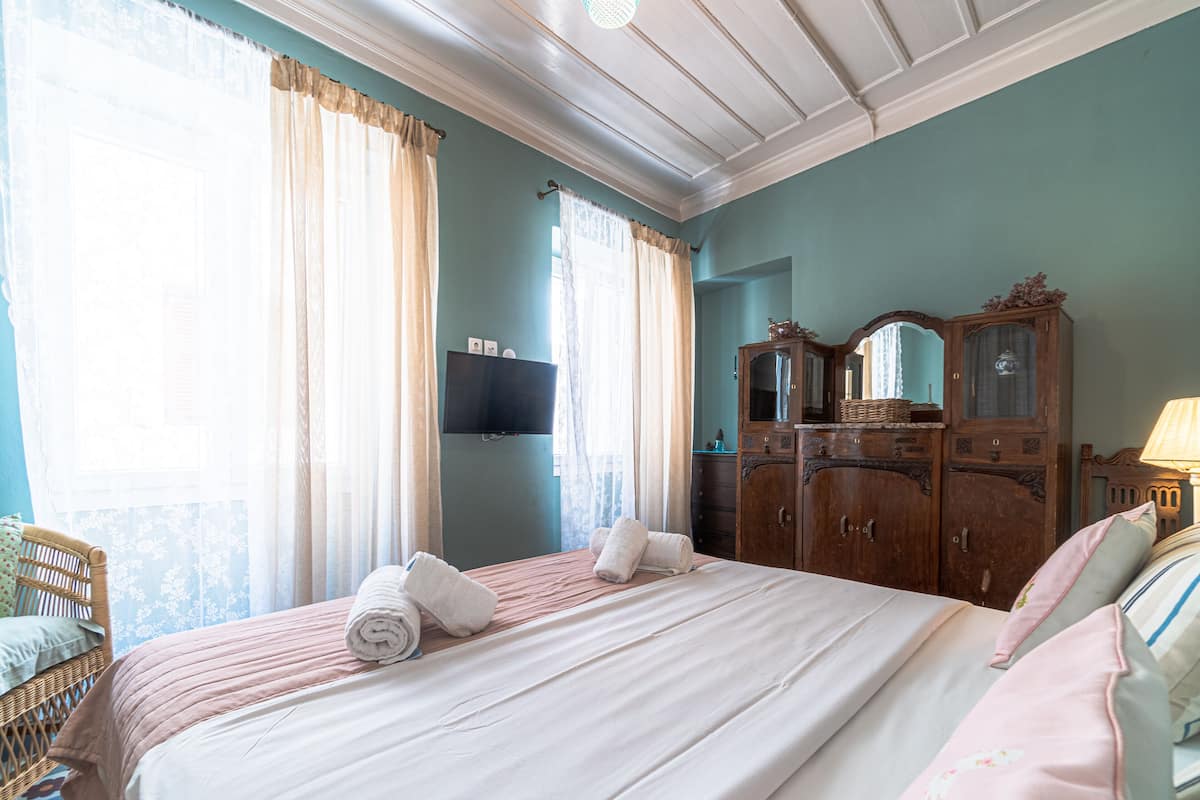 Appartement, 1 slaapkamer | 2 slaapkamers, luxe beddengoed, pillowtop-bedden, een minibar