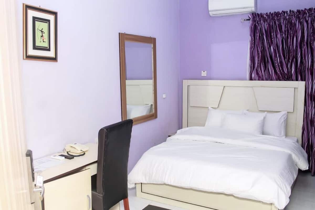 Desk, blackout curtains, cots/infant beds, rollaway beds