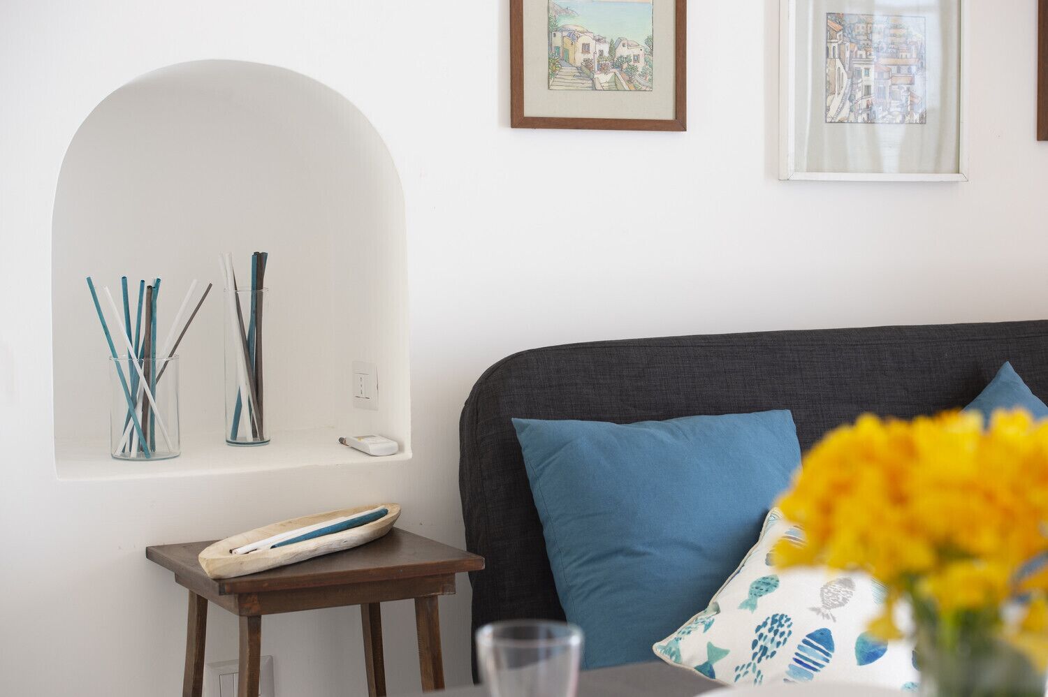 Apartamento, 1 quarto | Área de estar | TV de tela plana