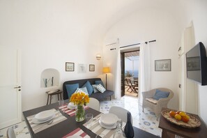 Apartment, 1 Bedroom | Living area | Flat-screen TV - La Casa di Nonno Mario (Praiano)