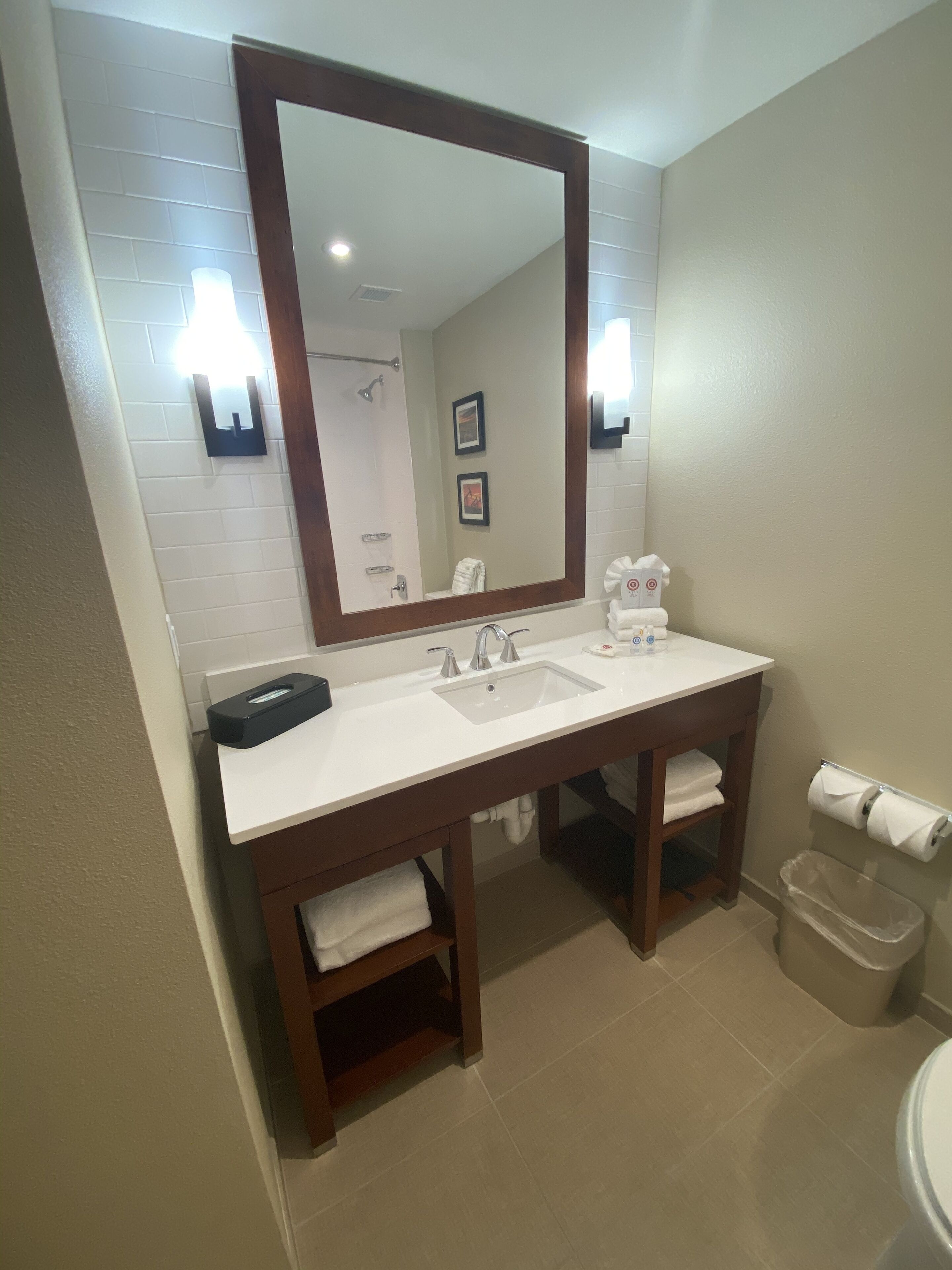 suite, multiple beds, non smoking | bathroom | combined shower/bathtub, hair dryer, towels