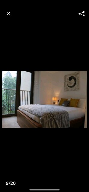 Double Room | Free WiFi, bed sheets - Luxury 1Bed City Apartment River Thames (London)