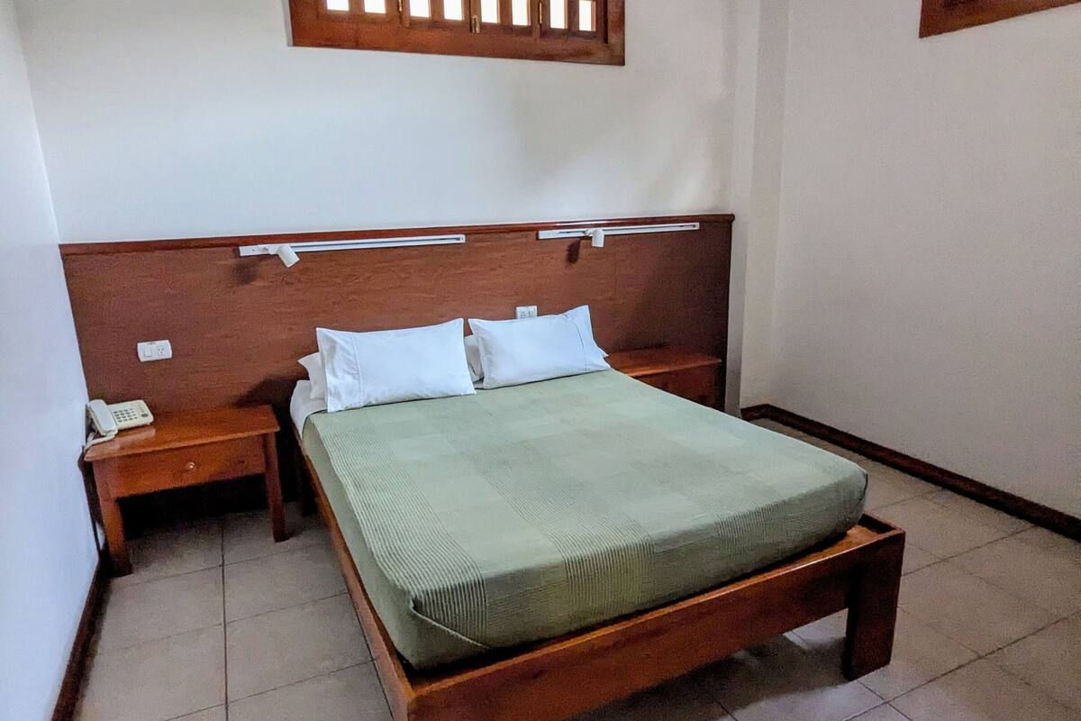 Habitación individual estándar, 1 cama doble, baño privado | 1 dormitorio, ropa de cama hipoalergénica, escritorio