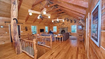 TV, caminetto, videogiochi, lettore DVD