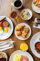 Daily buffet breakfast for a fee