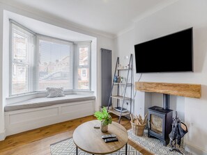 Fernseher, Kamin