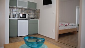 Classic Apartment, 1 Bedroom, Accessible | Living area | 45-inch LCD TV with satellite channels, TV - Vila Hořičky (Horicky)