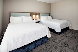 Room, 2 Queen Beds, Accessible, Bathtub | Desk, laptop workspace, free WiFi, bed sheets