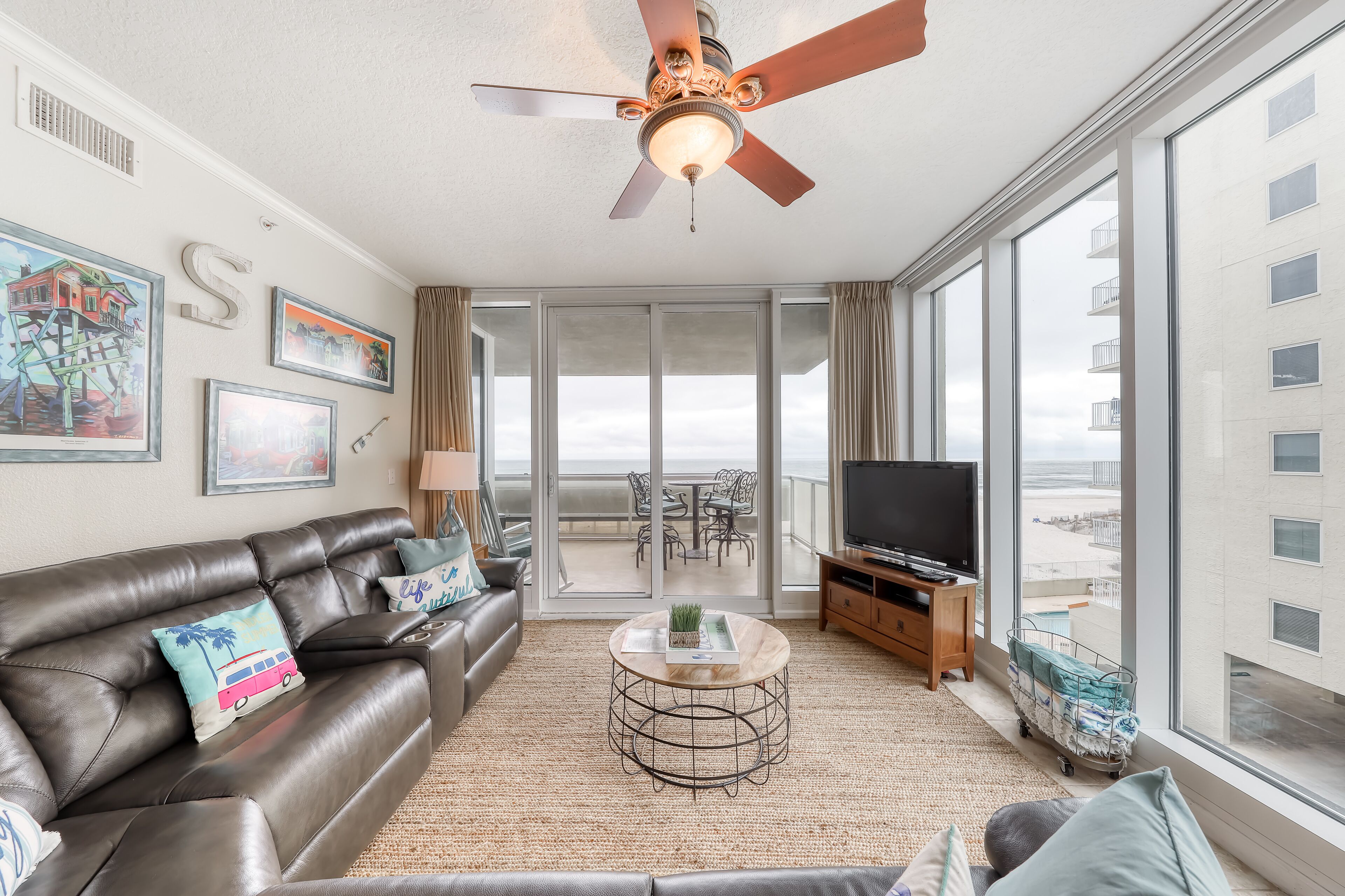 TV, DVD player, stereo