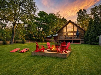 Lakefront Cabin - Farm Animals - Fish, Swim, Boat, Hike/Bike 5+Miles Trails
