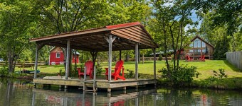 Lakefront Cabin - Farm Animals - Fish, Swim, Boat, Hike/Bike 5+Miles Trails