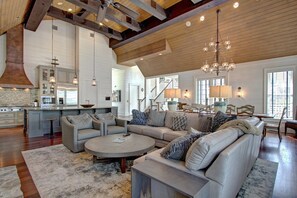 TV, fireplace, DVD player