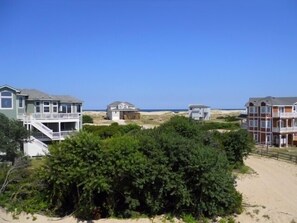 Exterior - Beautiful Carova beach house with ocean view, pool and hot tub! Pet Friendly! (Corolla)