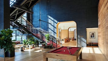 Rooftop bar, pool views, open daily