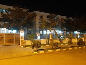 Front of property – evening/night