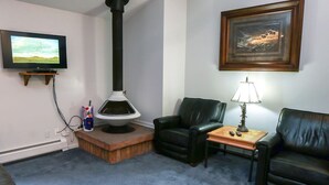 Condo, Multiple Beds, Fireplace, River View | Living room - Fawn Valley Inn: 210 (Estes Park)