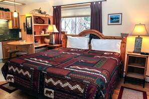 公寓客房, 1 張特大雙人床, 廚房